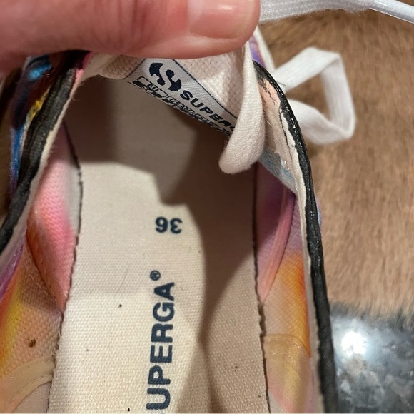 Superga Sneakers Hand Painted Rainbow 6 - Picture 7 of 9